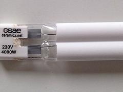 销量较好的快中波石英钨半镀白双管加热管品牌介绍_石英（孪管）双管发热管制造商