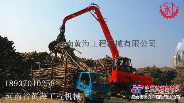 供应河南黄海轮式抓草机、抓料机