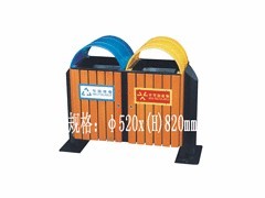 推荐新款的钢木垃圾桶，便宜又实惠 钢木垃圾桶价格