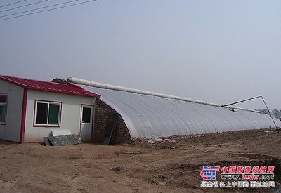 【瓜果的生长天堂】苦瓜苗温室大棚建造||高温连栋大棚