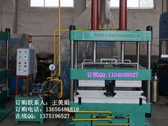 新型高效率橡胶地砖成型设备，50t全自动橡胶地砖平板硫化机