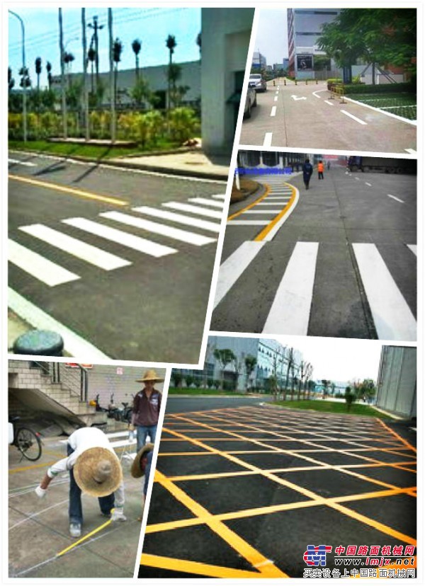 【厂家直销】报价合理的厂区道路划线漆：新都厂区道路划线学校道路划线小区划线