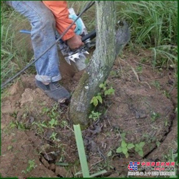 超强切割能力单相220V 起苗机挖树机手提式苗木断根机  