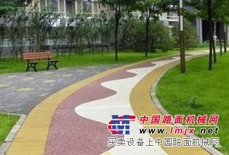 【泽瑞景观地坪】烟台彩色路面 烟台彩色透水路面 彩色透水路面