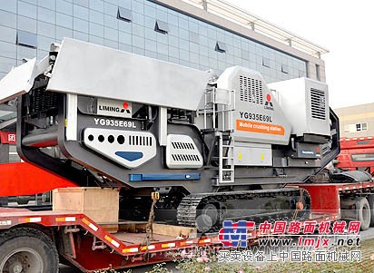 黎明重工建筑垃圾加工处理生产线移动破碎站