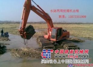 供應天津開發區性能可靠鬥山濕地挖掘機租賃