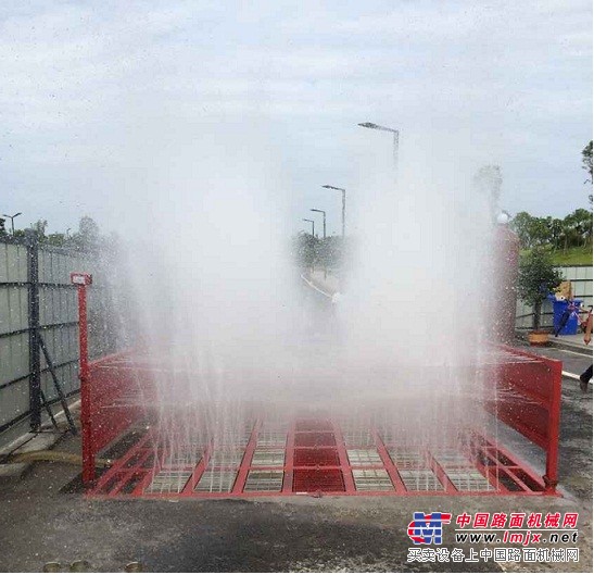 供应荆门建筑工地工程车辆洗轮机洗车台HR-2300