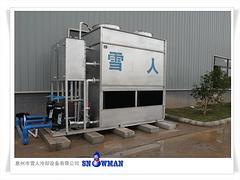 选购双冷却器电炉用闭式冷却塔认准惠州雪人，闭式冷却塔安装