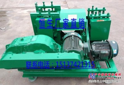 恒生机械厂家直销4-12废旧钢筋调直除锈机