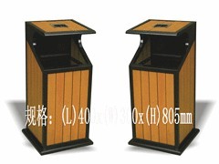 有品质的钢木垃圾桶深受客户满意|长沙钢木垃圾桶