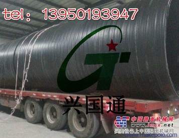 海沧HDPE双平壁钢塑复合管：优质福建HDPE双平壁缠绕结构塑钢复合管供应