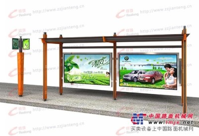 公交候车亭，宣传栏，滚动灯箱，RL-HCT-002，锐珑标识