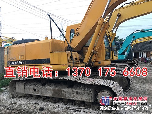 现代215-7二手挖掘机一个小时耗多少油