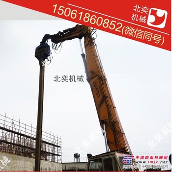 供应钢板桩挖掘机打桩锤生产厂家 液压震动锤打桩机械