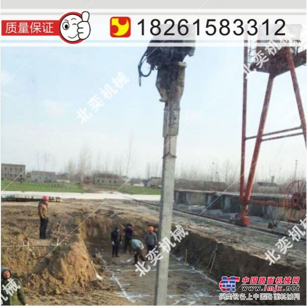 供应渔光互补光伏打桩 打钢板桩机械 配挖机用振动锤