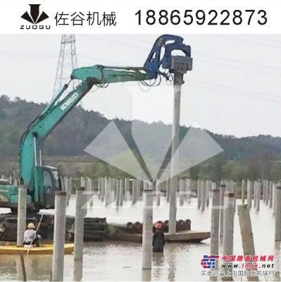 供应上海市佐谷机械挖掘机改装打桩机厂家 挖掘机打桩锤