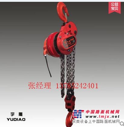 供应宇雕DHP型环链电动葫芦特点|建筑群吊电动葫芦
