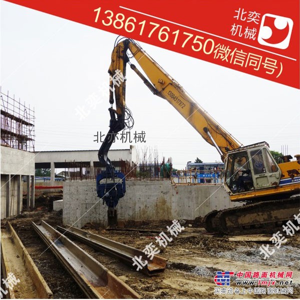 高频液压振动打桩机 挖机液压振动锤 打桩机厂家