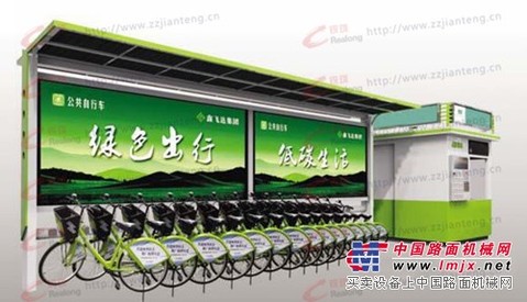 自行车棚，rl-zxcp-002，自行车棚厂家，首推锐珑标识