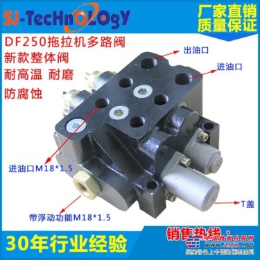 淮安胜杰DF-250整体式手动多路阀 耐高温蠕铁材质控制阀