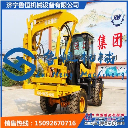 多功能护栏打桩机 打拔钻一体护栏打桩机 公路打桩机