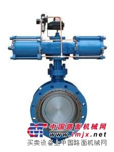 富特气动三偏心对夹蝶阀