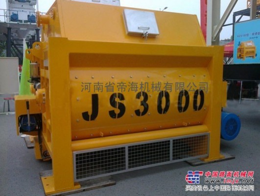 帝海機械JS3000強製式混凝土攪拌機
