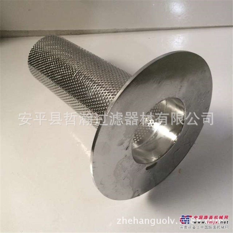 厂家定做 不锈钢滤芯 法兰式滤筒 圆形滤筒 过滤网管 网筒 