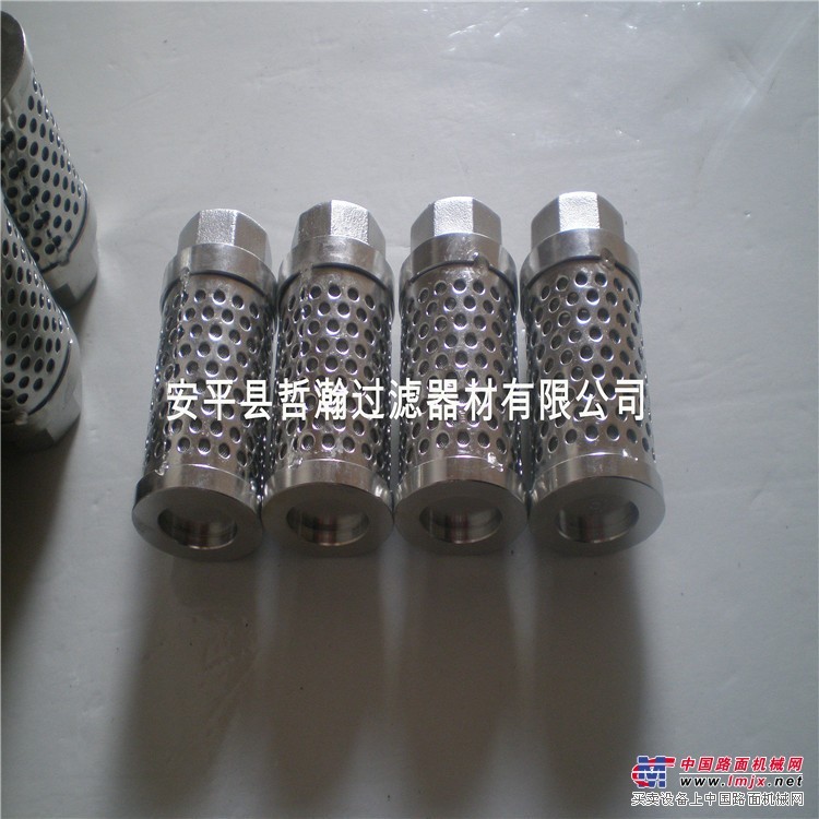 厂家定做 不锈钢滤芯 法兰式滤筒 圆形滤筒 过滤网管 网筒 