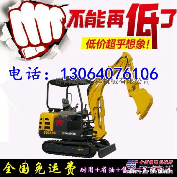 山鼎厂家供应广东2吨液压履带式超小挖机