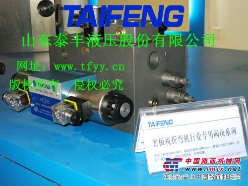 供应泰丰剪板机折弯机行业用阀块系列