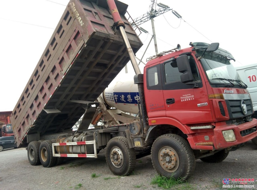  欧曼后八轮自卸车 欧曼ETX翻斗车 工程土方车