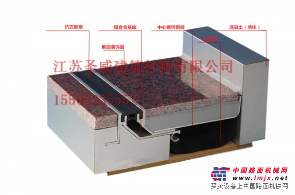 江蘇聖威抗震型SF-WFS樓地麵伸縮縫