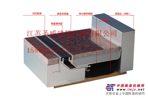 江蘇圣威抗震型SF-WFS樓地面伸縮縫