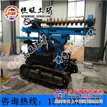 供应 小型履带打桩机 光伏履带打桩机