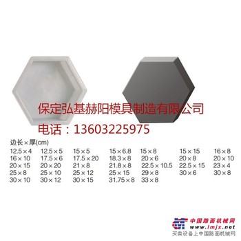 供应六棱块塑料模具厂家直供