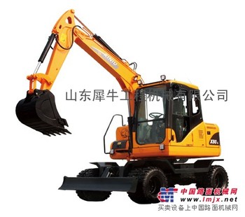 犀牛重工XN80-L小型轮式挖掘机  环保 低耗 低噪声