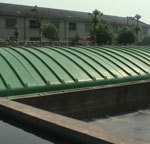 供应玻璃钢集气罩在污水处理厂中的应用