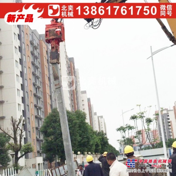 挖掘机振动打桩锤 建筑工程打桩机 多功能打桩机设备厂家