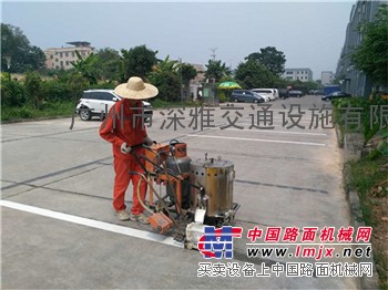广州公路划线、 道路划线、马路划线、花园道路划线、路面标线