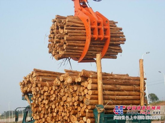 挖掘机抓钳器抓木器抓石器