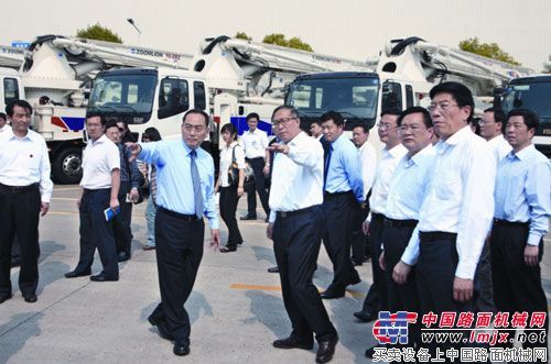 湖北省委书记一行考察中联麓谷工业园