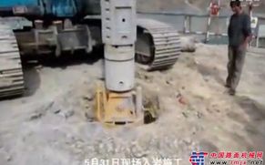 新疆兰新高铁见证中国真正入岩的旋挖钻机
