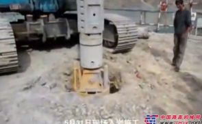 新疆兰新高铁见证中国真正入岩的旋挖钻机
