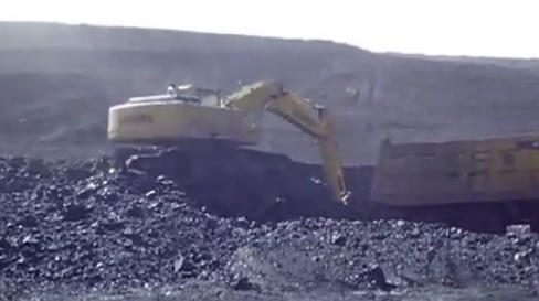  力士德挖掘機在山西露天煤礦施工