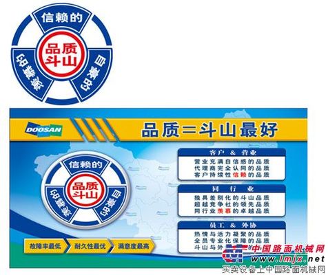 提高品质意识 树立斗山形象 —— 斗山新做成品质logo投入使用