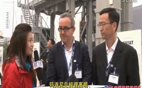 玛连尼总经理高明介绍带有RAP再生滚筒的4000型搅拌设备