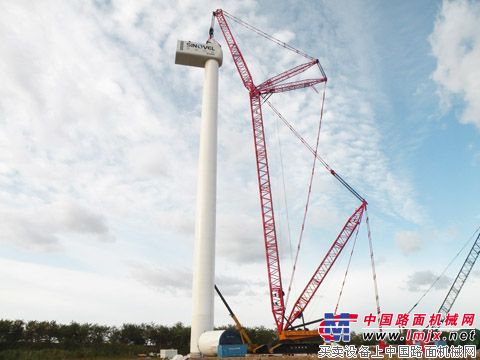 三一900吨履带起重机开启中国首台6.0MW风机吊装先河