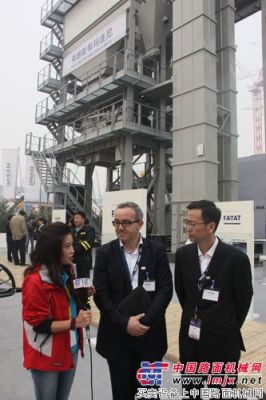 玛连尼总经理在BICES2011展期间接受记者专访