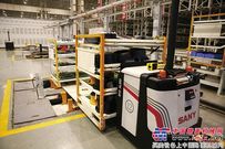 三一车间自动运送物料的“尖兵”——AGV 小车